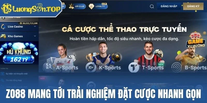 Zo88 mang tới trải nghiệm đặt cược nhanh gọn