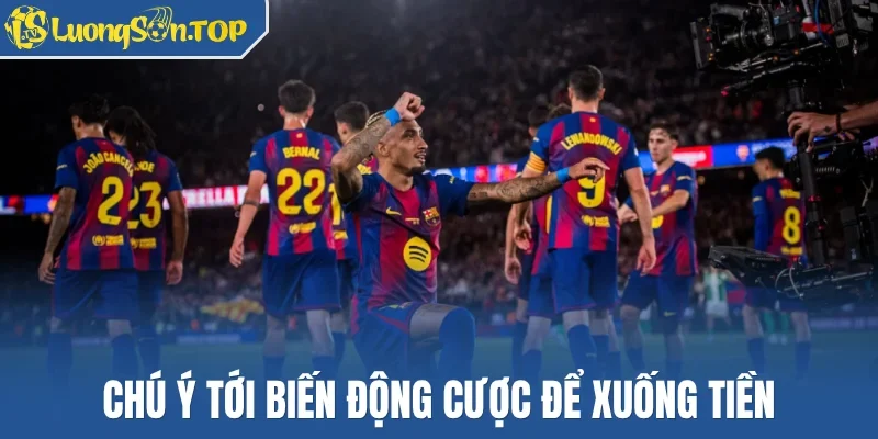Chú ý tới biến động cược để xuống tiền