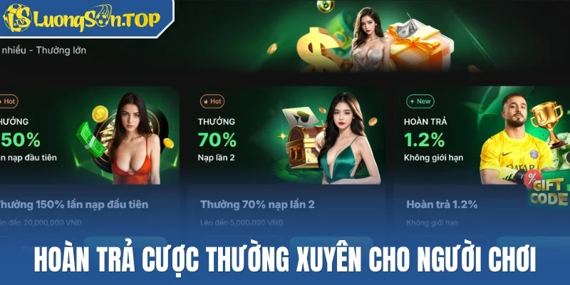 Hoàn trả cược thường xuyên cho người chơi