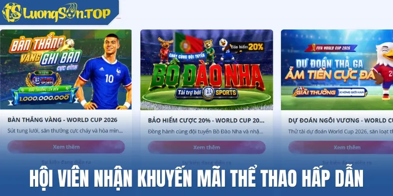 Hội viên nhận khuyến mãi thể thao hấp dẫn