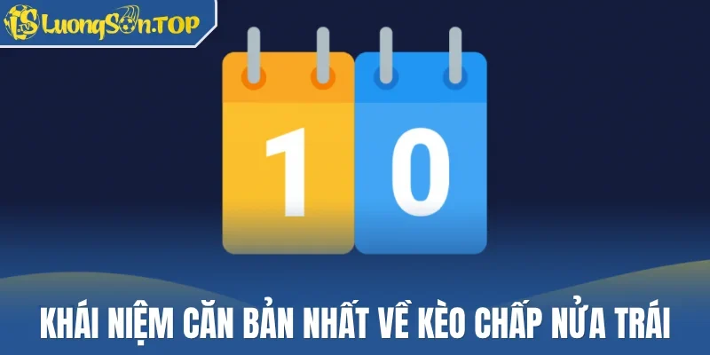 Khái niệm căn bản nhất về kèo chấp nửa trái