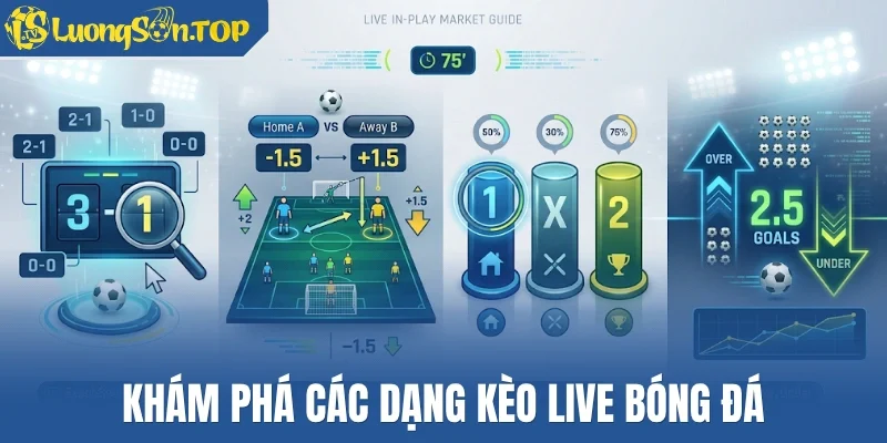 Khám phá các dạng kèo live bóng đá