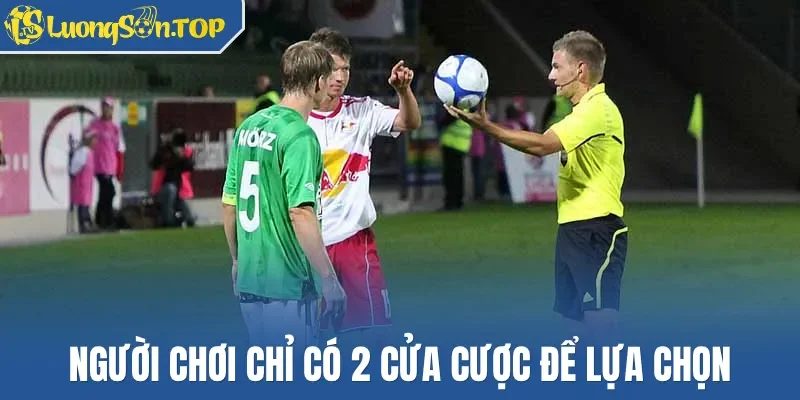 Người chơi chỉ có 2 cửa cược để lựa chọn