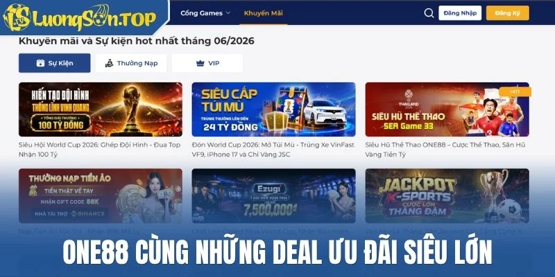 One88 cùng những deal ưu đãi siêu lớn