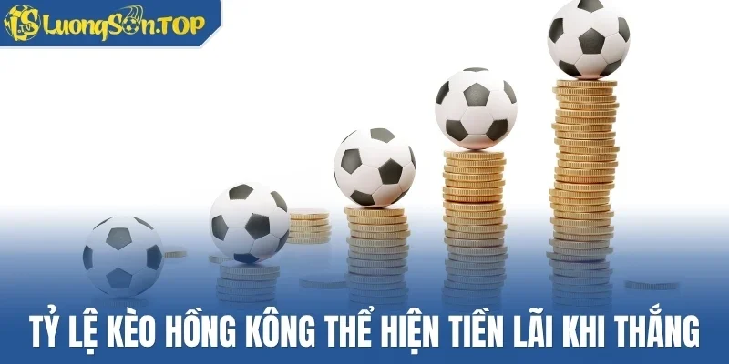 Tỷ lệ kèo Hồng Kông thể hiện tiền lãi khi thắng
